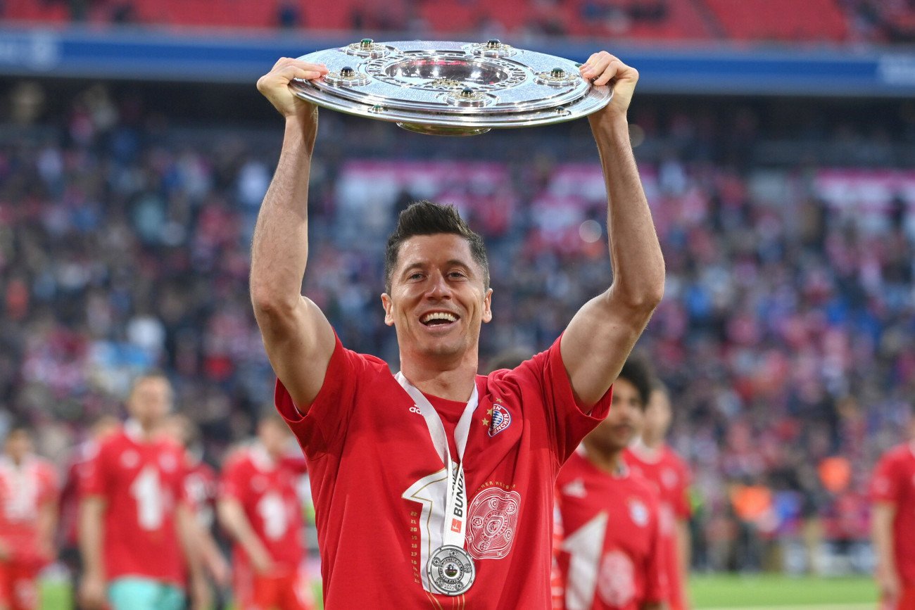 Robert Lewandowski w Bayernie Monachium występował w latach 2014-22.