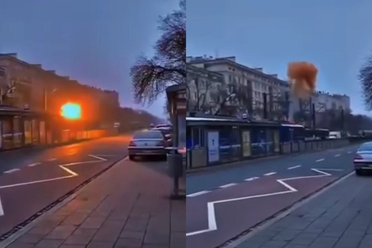 Szokujące nagranie z Krakowa. Tramwaj stanął w ogniu [WIDEO]