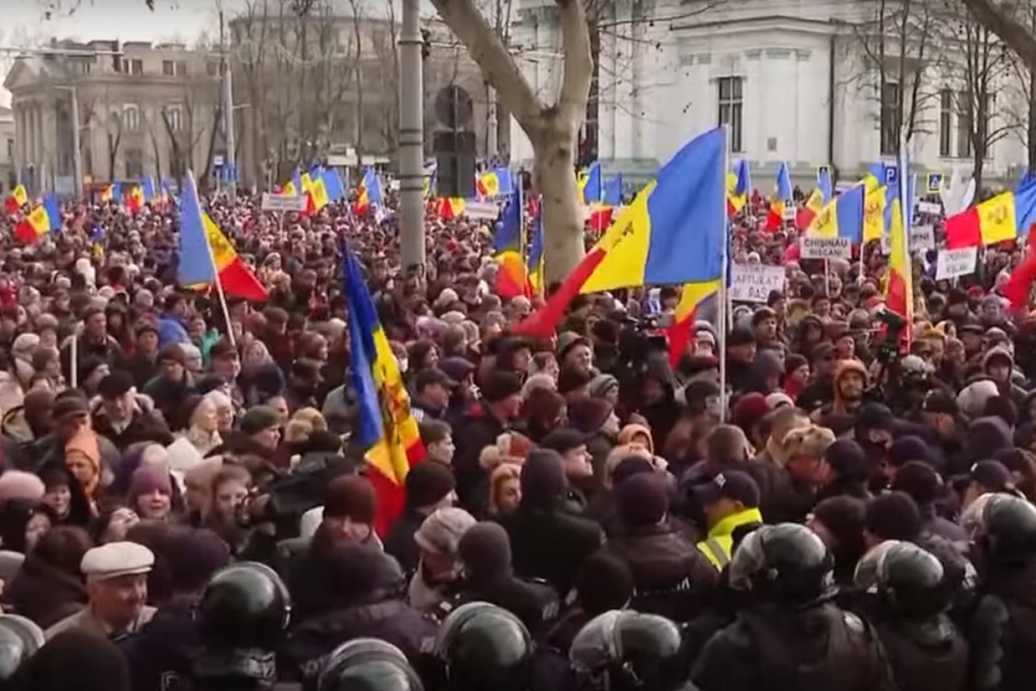 Prorosyjskie protesty w Mołdawii. "Próba zdestabilizowania sytuacji".