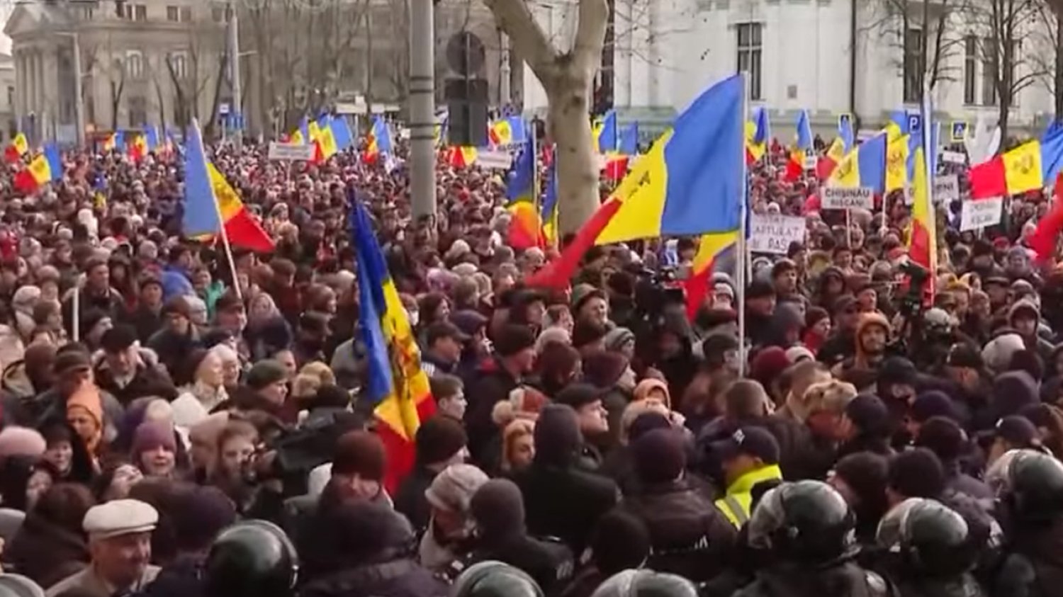 Prorosyjskie protesty w Mołdawii. "Próba zdestabilizowania sytuacji".