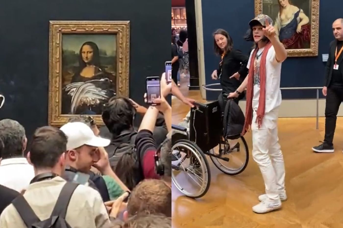 Artysta-aktywista rzucił tortem w Mona Lisę. Dlaczego to zrobił?