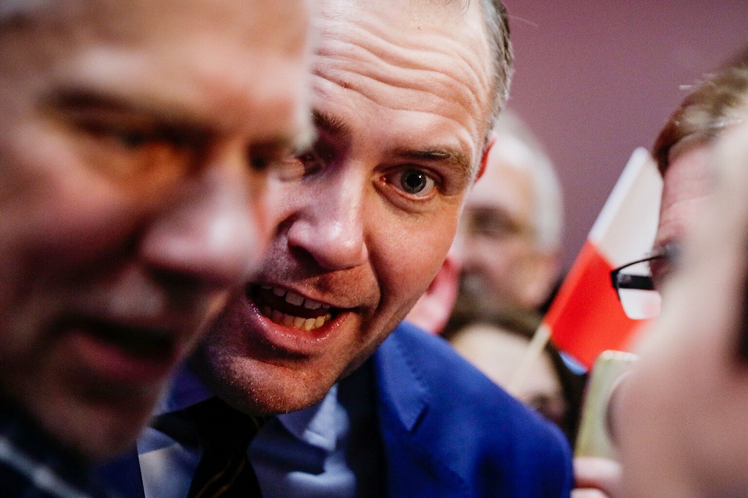 Karol Nawrocki podczas prekampanii prezydenckiej.