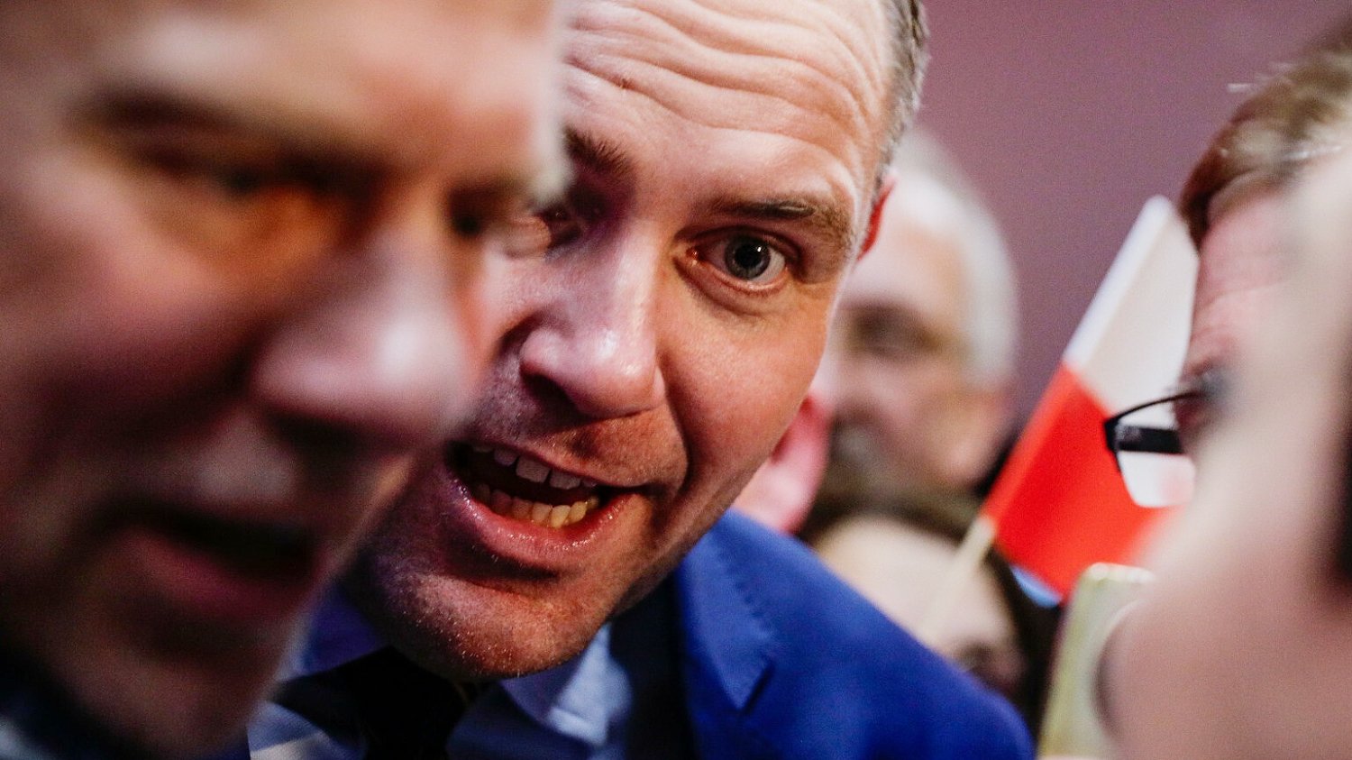 Karol Nawrocki podczas prekampanii prezydenckiej. Karol Nawrocki podczas prekampanii prezydenckiej.