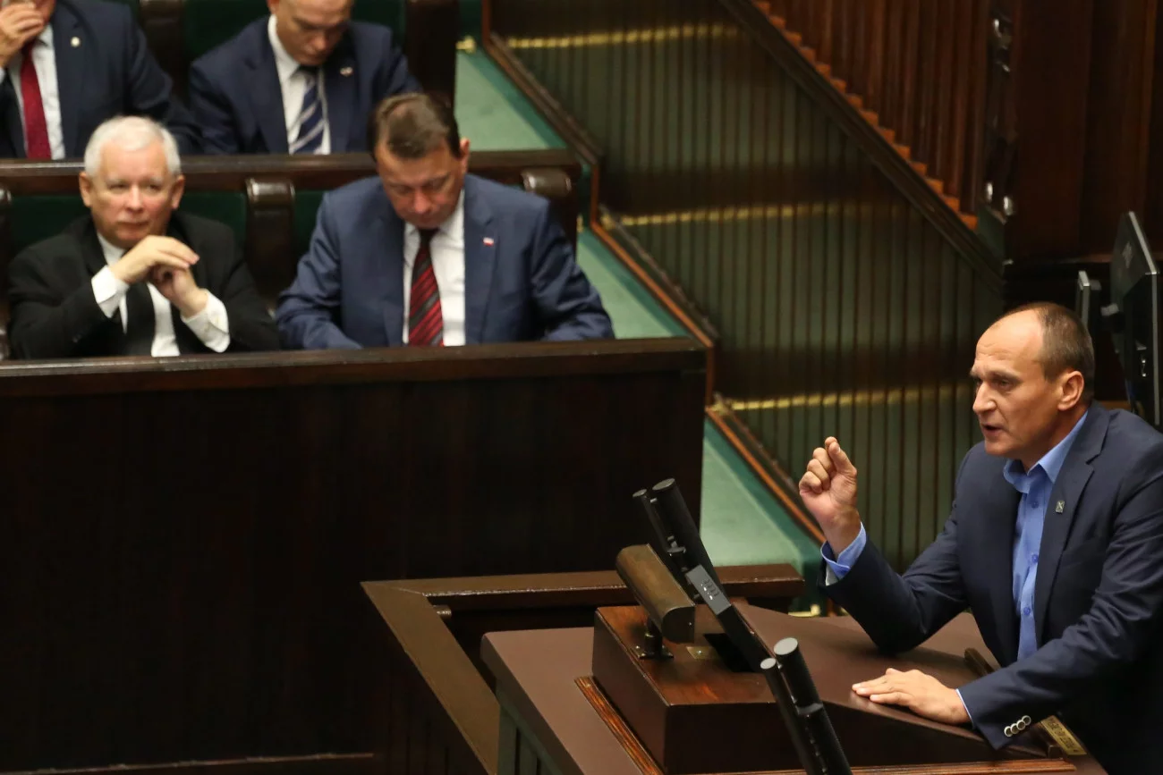 Paweł Kukiz nie krył zadowolenia, że pod projektem tzw. ustawy antykorupcyjnej podpisali się posłowie PiS.