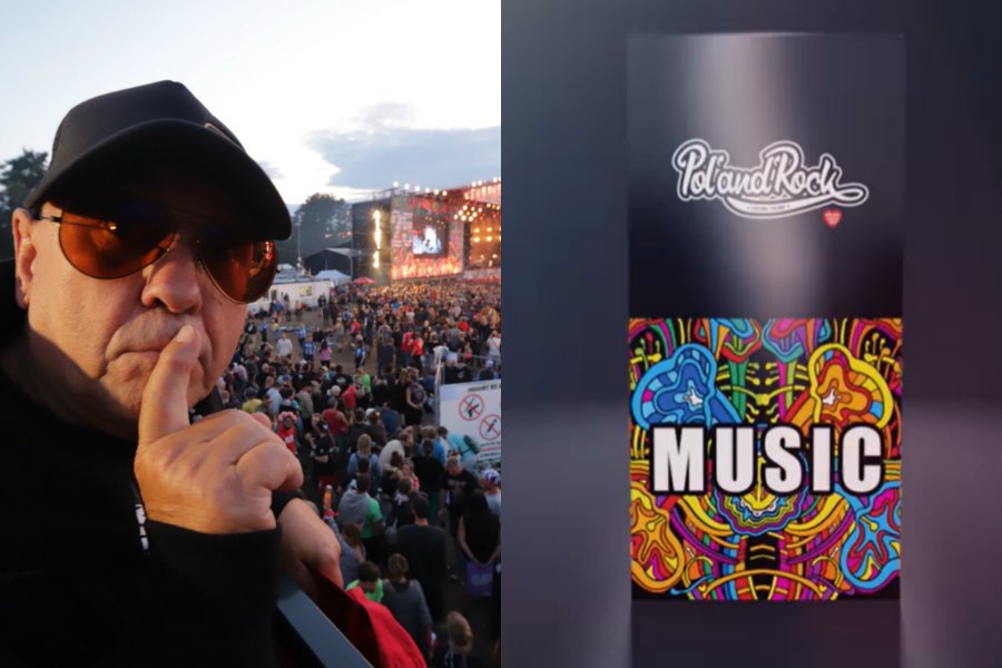 Jerzy Owsiak pokazał perfumy Pol'and'Rock Festival.