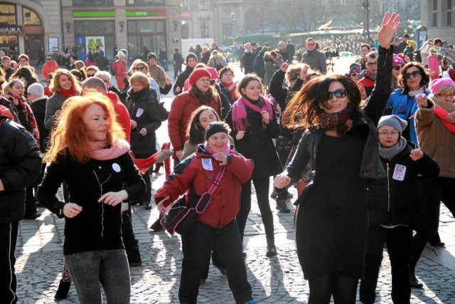 Sobotnia akcja Taniec przeciw przemocy wobec kobiet we Wrocławiu