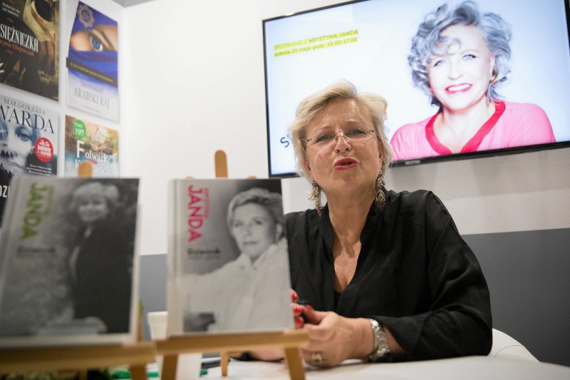 Krystyna Janda znalazła się w ogniu krytyki po tym, jak opublikowała grafikę wyśmiewającą wyborców PiS.