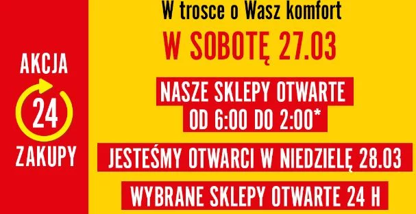 Lockdown a godziny otwarcia marketów: Biedronka i Lidl czynne całą dobę?