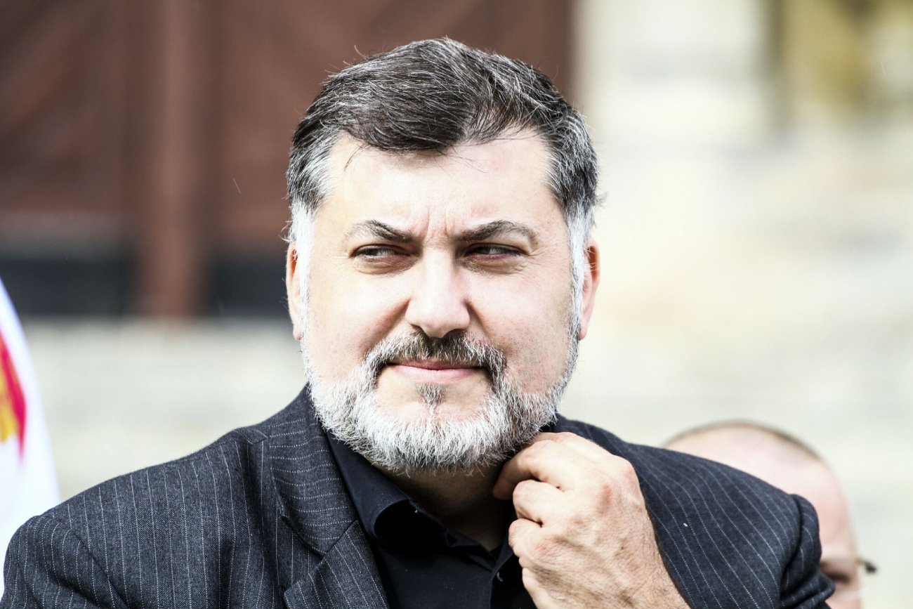 Prezes współtworzącej Konfederację partii Wolnościowcy Artur Dziambor.