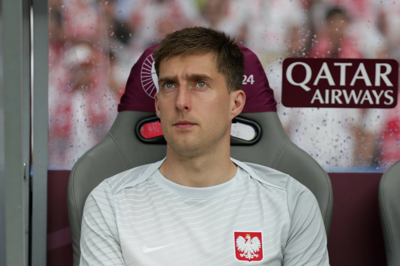 Taras Romanczuk był podstawowym zawodnikiem Polski w meczu z Holandią