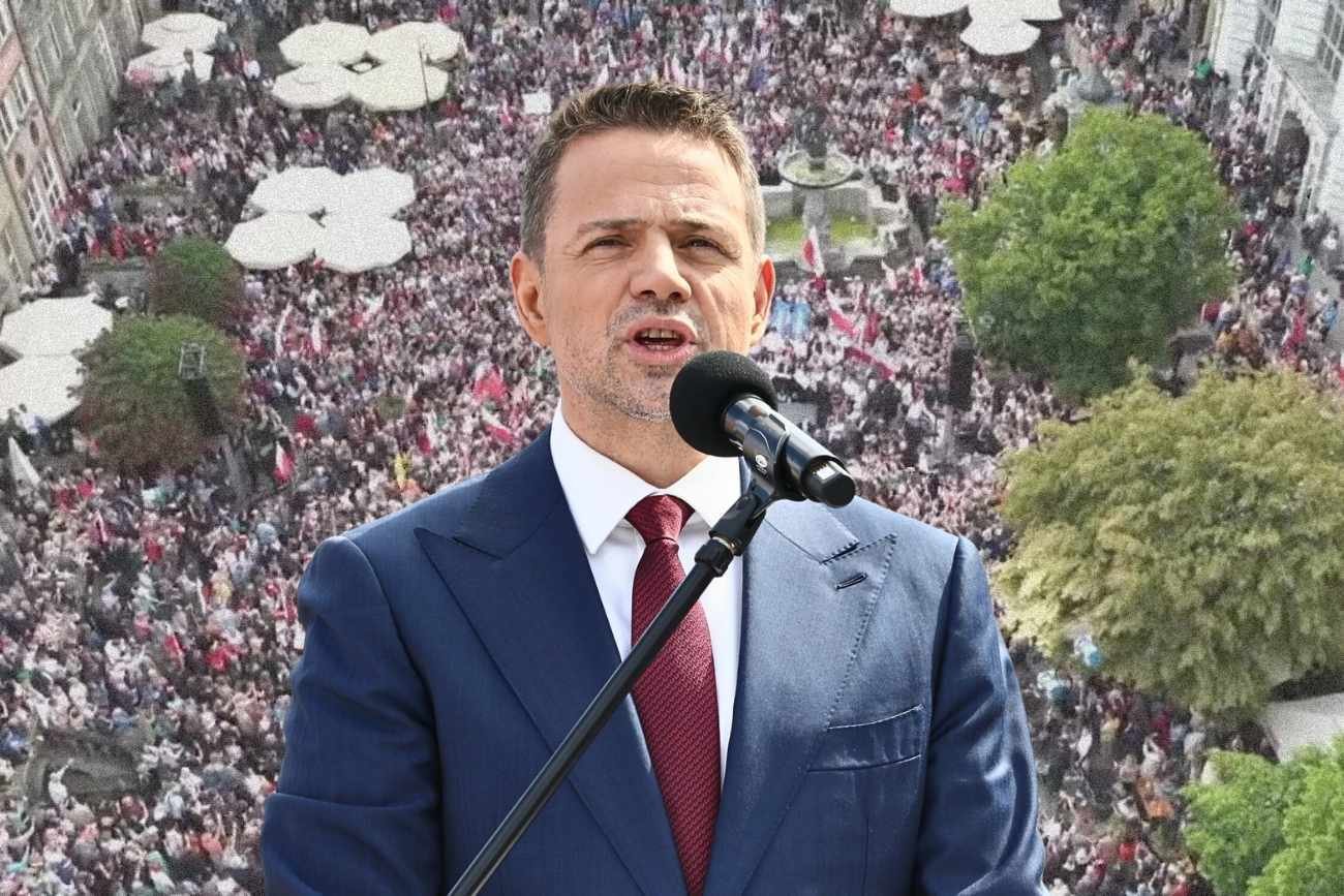 Pokaz siły Trzaskowskiego na finiszu kampanii. Tłumy na wiecu w Gdańsku