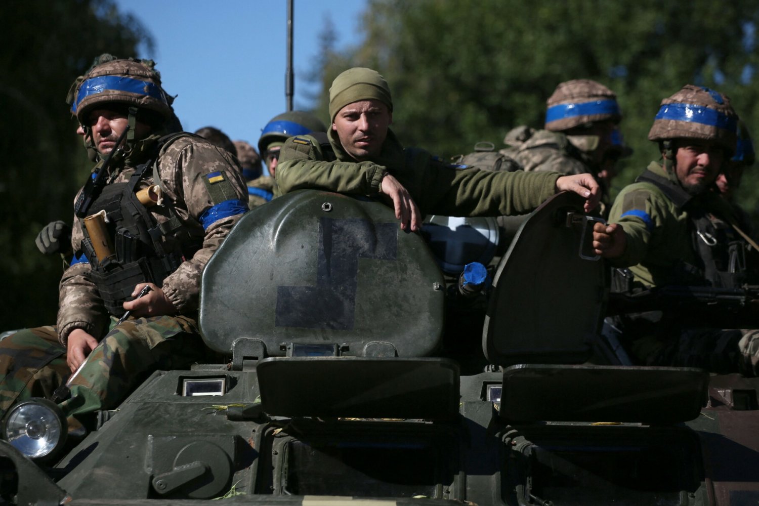 Ukraińscy żołnierze.