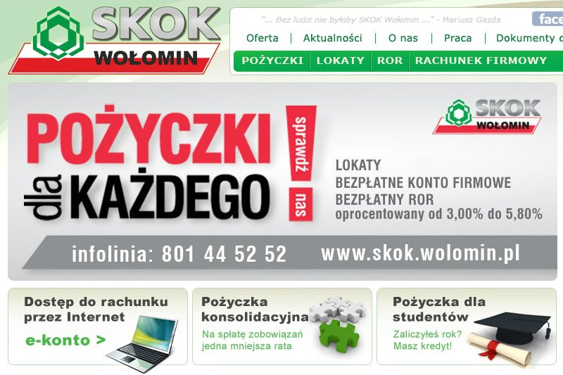 SKOK w Wołominie prał brudne pieniądze?