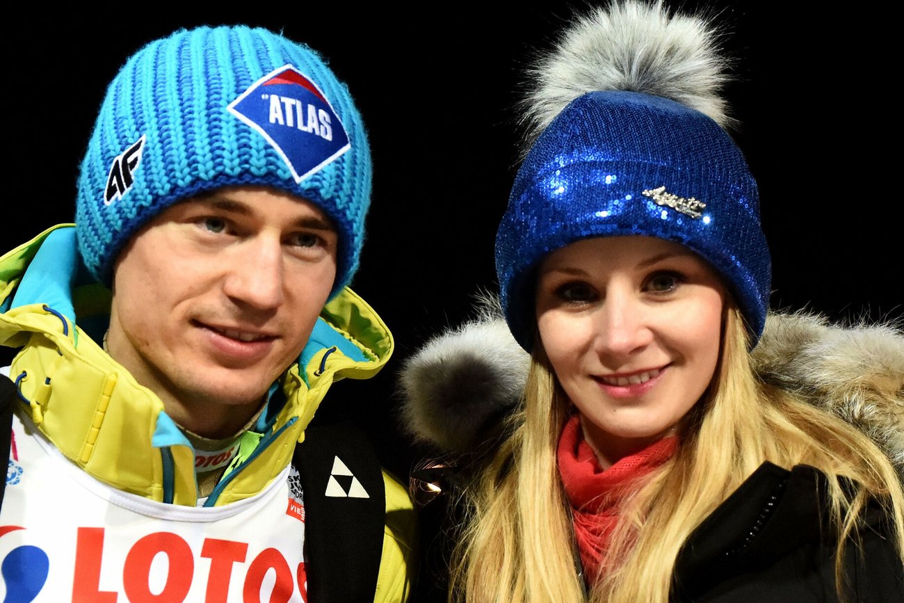 Żona Kamila Stocha wdała się w dyskusję z dziennikarzem TVP Sport. Broniła męża.