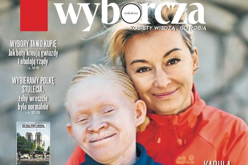 Martyna Wojciechowska pokazała się na okładce "Gazety Wyborczej" wraz ze swoją adoptowaną córką Kabulą.