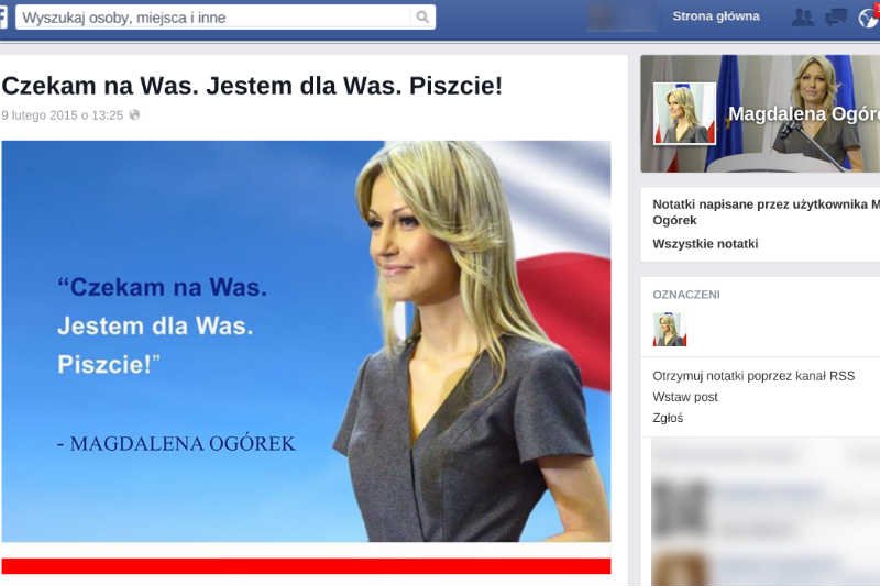 Magdalena Ogórek chciała porozmawiać z internautami, ale padła ofiarą trolli.