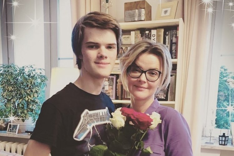 Monika Richardson jest dumna z syna, który zdaje maturę.