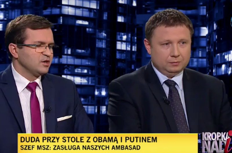 Poseł Girzyński tłumaczy prezydenta Dudę z niezręcznej sytuacji.