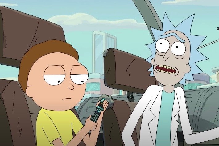 Kadr ze zwiastuna siódmego sezonu "Rick and Morty".