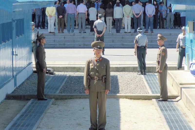 Strefa Zdemilitaryzowana między Koreą Północną i Południową – Panmundżom.