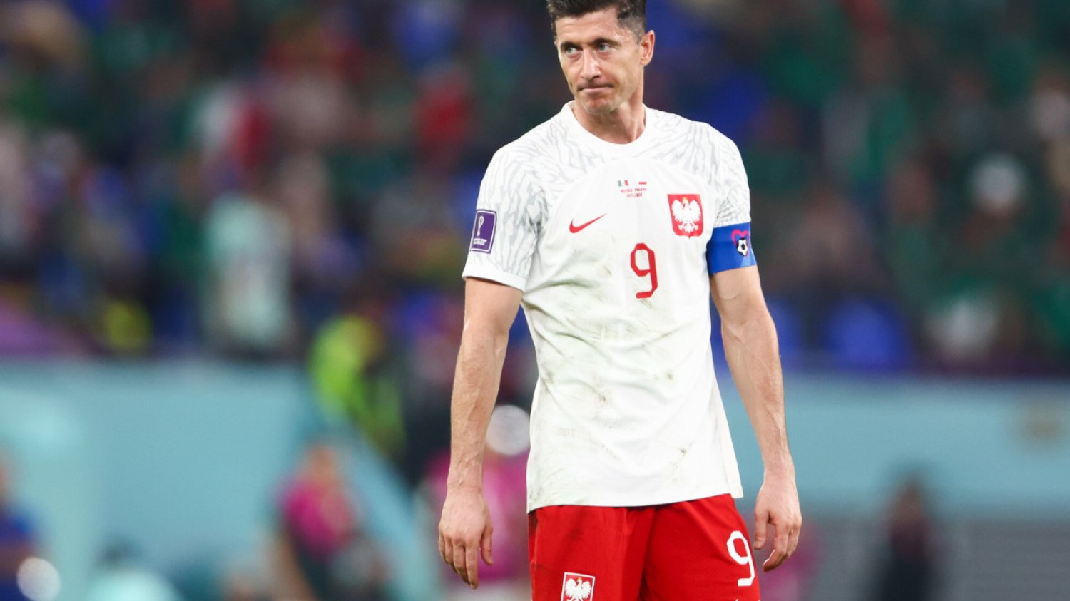 Robert Lewandowski nadal czeka na swojego pierwszego gola w reprezentacji Polski na mistrzostwach świata.