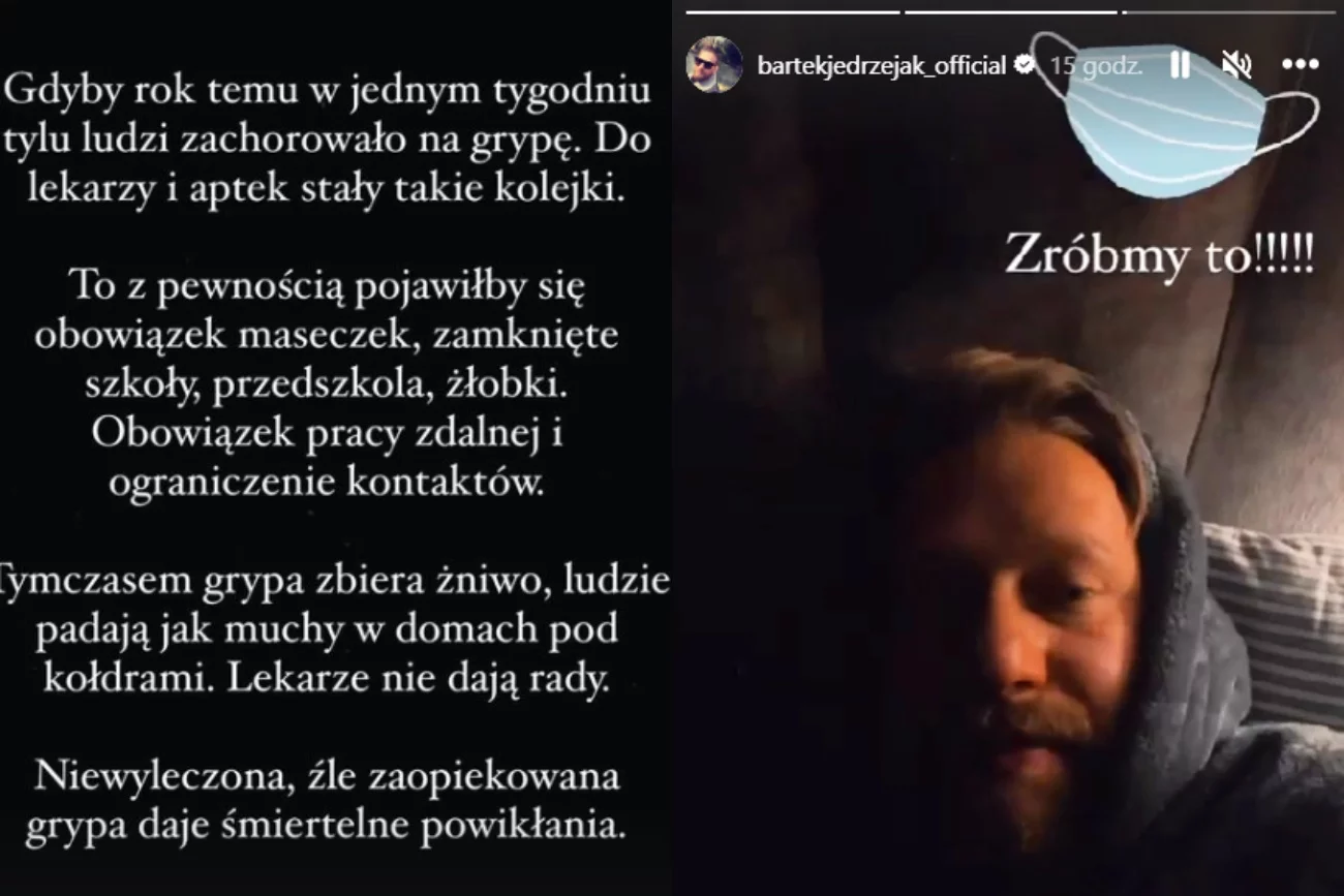 Bartek Jędrzejak z TVN alarmuje ws. grypy. Prezenter pogody uderzył w rząd