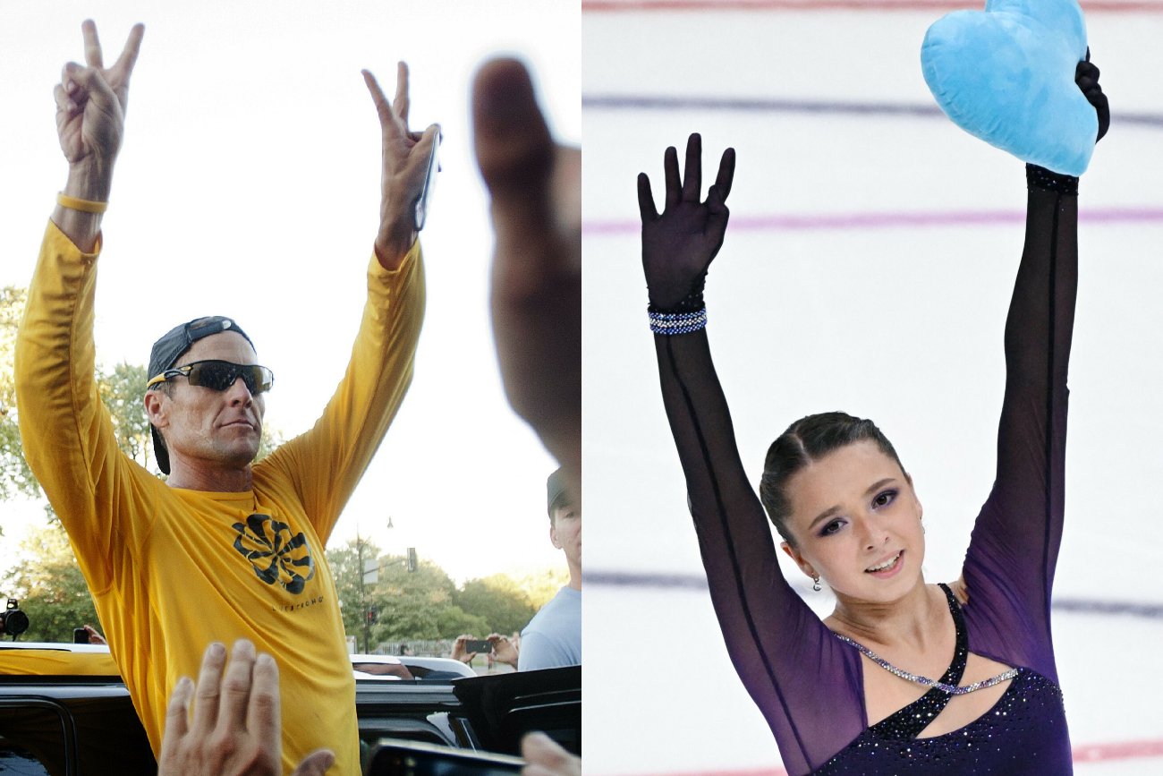 Lance Armstronge i Kamiła Walijewa – oboje przyłapani na dopingu