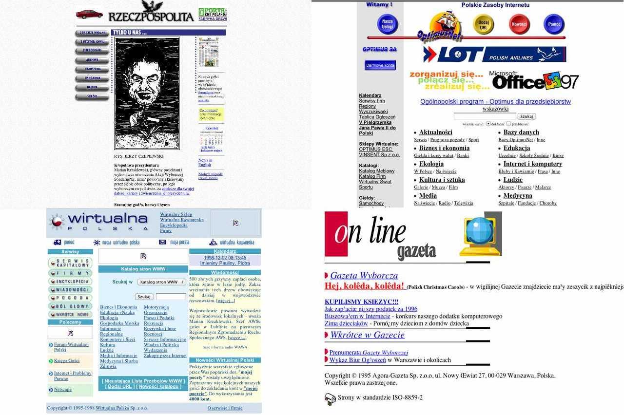 Rzeczpospolita.pl, OptimusNet, Wirtualna Polska i Gazeta.pl
