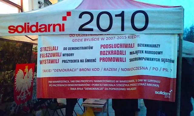 Banner Solidarnych 2010.