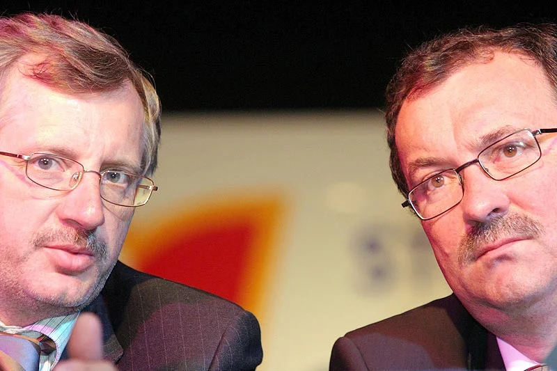 Były i obecny lider SLD. Marek Siwiec i Włodzimierz Czarzasty