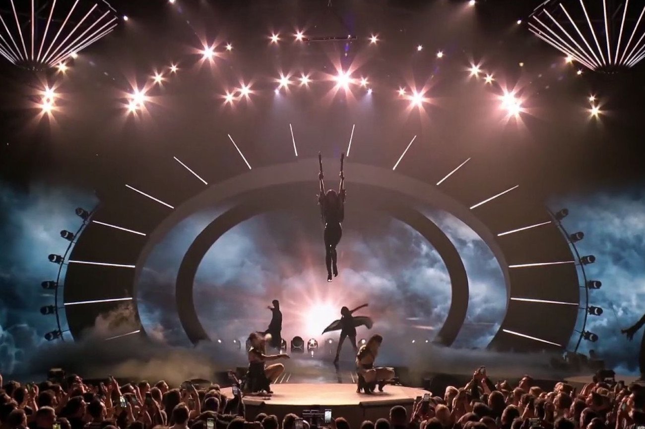 Show Steczkowskiej podczas preselekcji do Eurowizji.