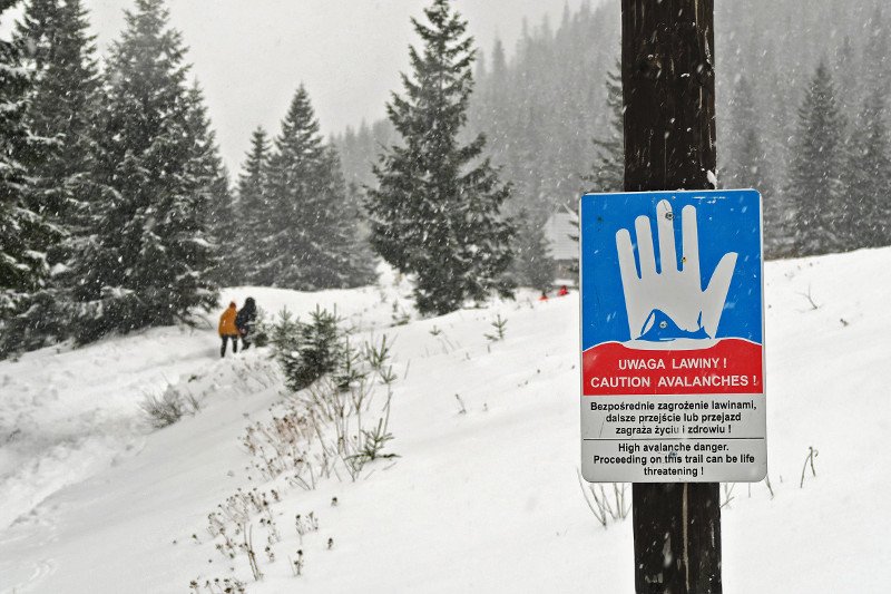 W Tatrach panują bardzo trudne warunki pogodowe.
