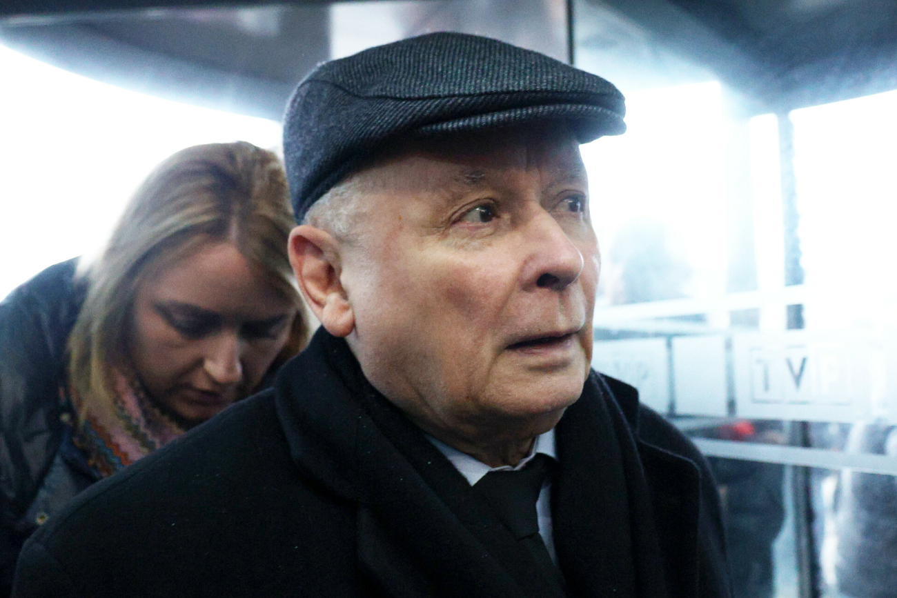 Kaczyński znowu w TVP. "Uważaj gówniarzu"