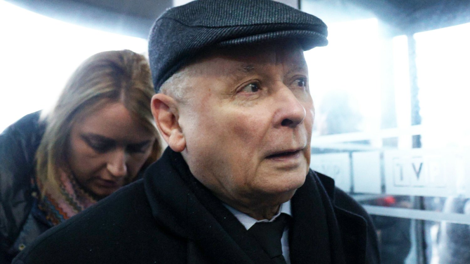 Kaczyński znowu w TVP. "Uważaj gówniarzu"