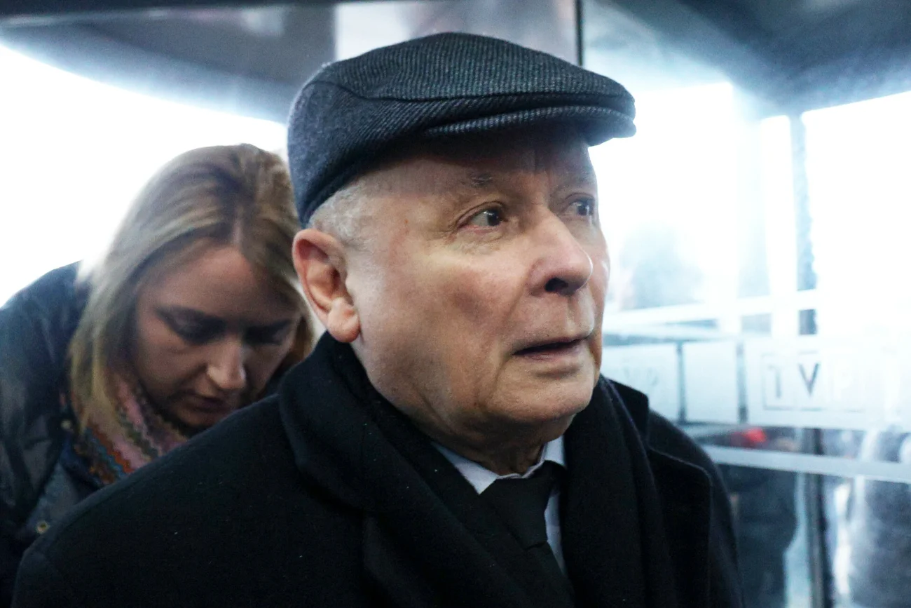 Kaczyński znowu w TVP. "Uważaj gówniarzu"