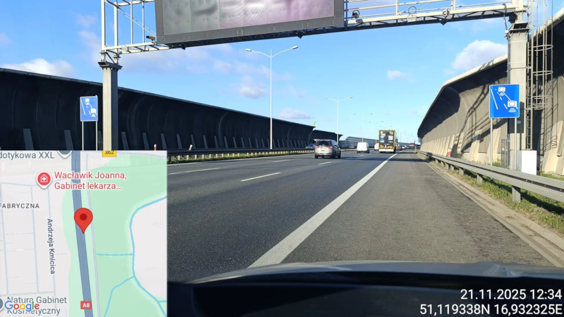 Odcinkowy pomiar prędkości pod Wrocławiem. Gdzie są kamery OPP? Nowy OPP na autostradzie A8. Na którym odcinku są kamery?