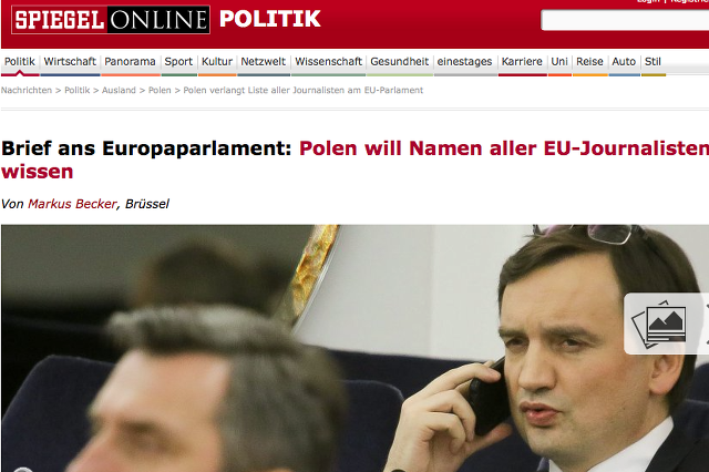 Zbigniew Ziobro zaskoczył PE nietypową prośbą