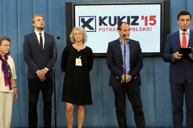 Kukiz 15' wyprzedza Nowoczesną w sondażu poparcia.