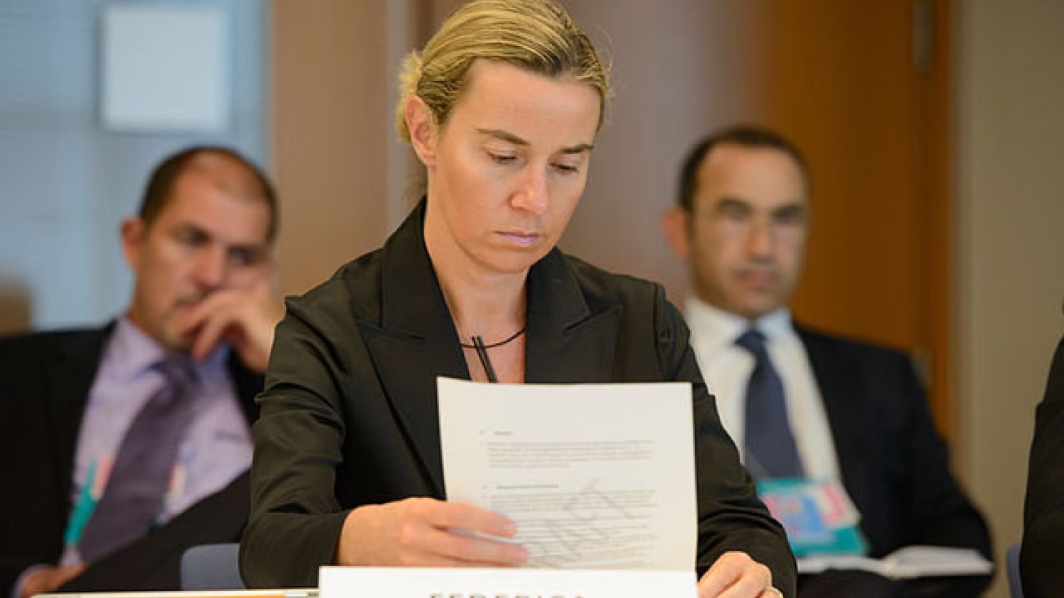 Federica Mogherini - szefowa unijnej dyplomacji.