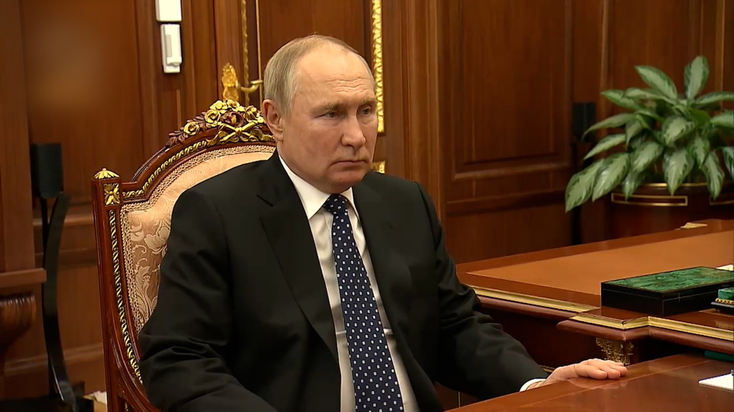 Putin spotkał się na Kremlu z Kadyrowem.
