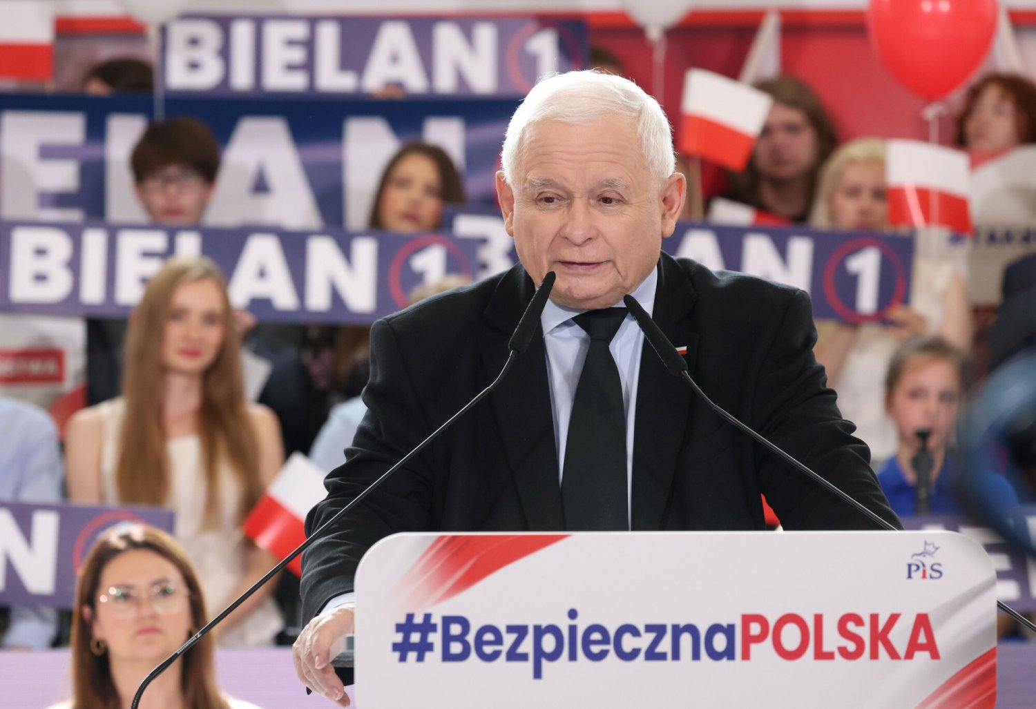 Jarosław Kaczyński na Mazowszu.