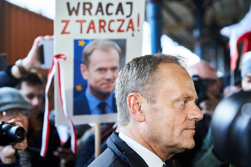 Donald Tusk żegnany w Sopocie.