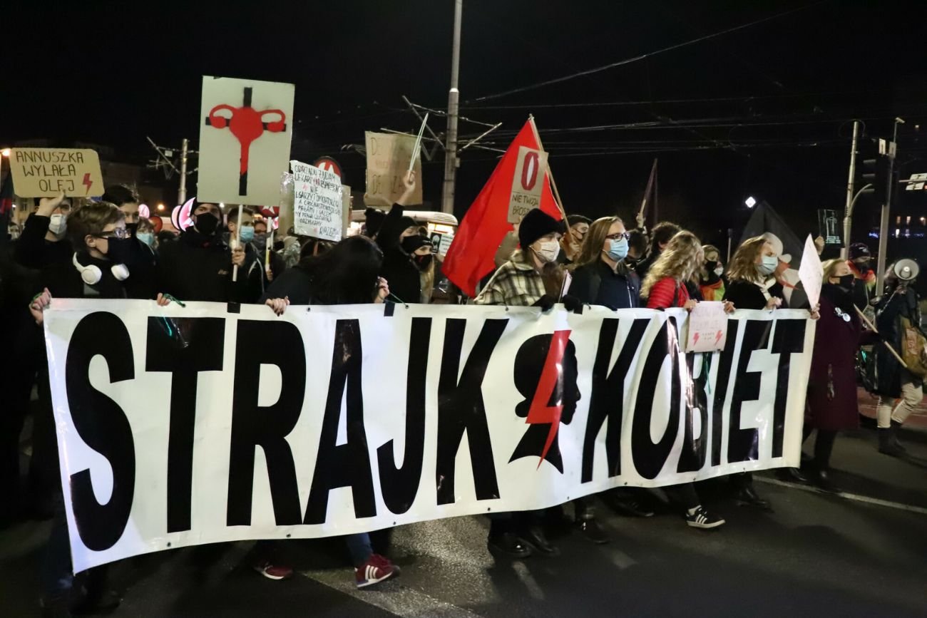 Strajk Kobiet w 2020 roku.