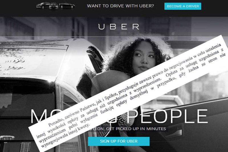 Kierowcy Ubera będą oszukiwać państwo? Teoretycznie muszą mieć licencję, ale "prawnicy im pomogą", czyli zagłębiamy się w umowę kierowca-spółka