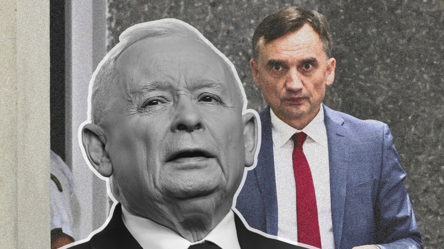 Kaczyński broni Ziobry. Wygląda jakby prezes PiS pogodził się z jego losem Jarosław Kaczyński i Zbigniew Ziobro
