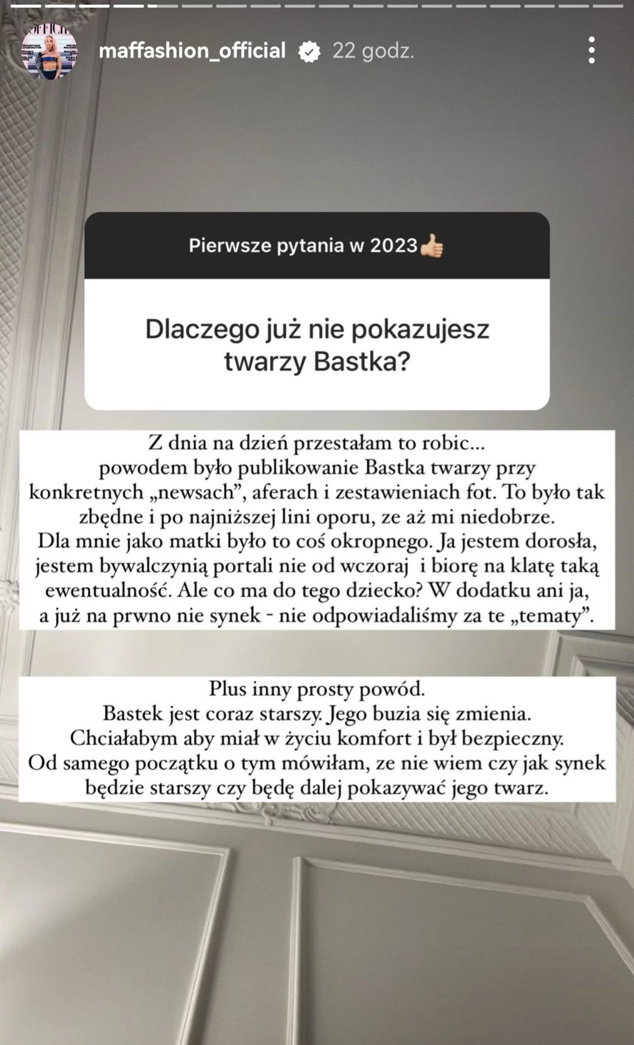 Maffashion odpowiedziała na pytanie o drugie dziecko. Gorzkie podsumowanie
