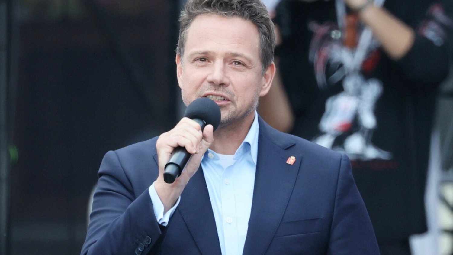 Trzaskowski na wiecu Tuska wysłał jasny sygnał. Chodzi o prezydenturę.