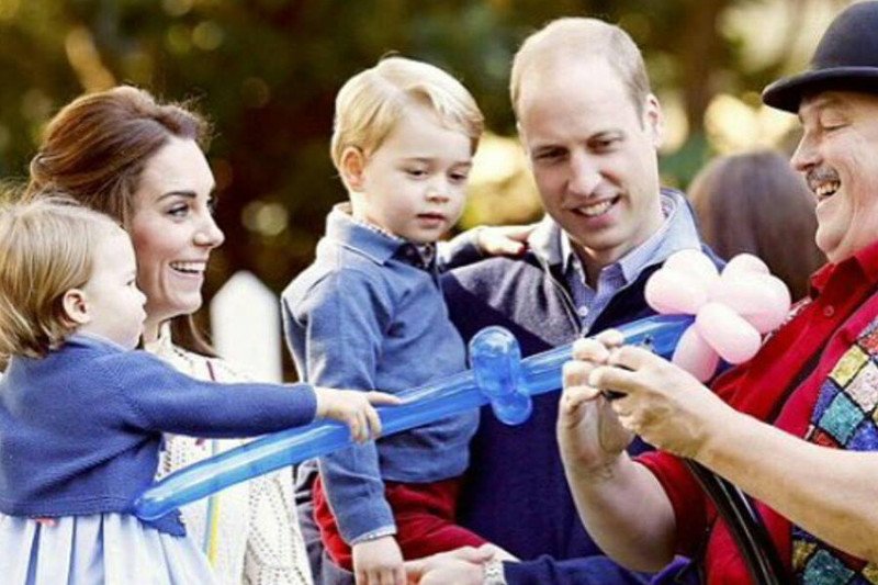 Książęca para z dziećmi. Wrzesień 2016.