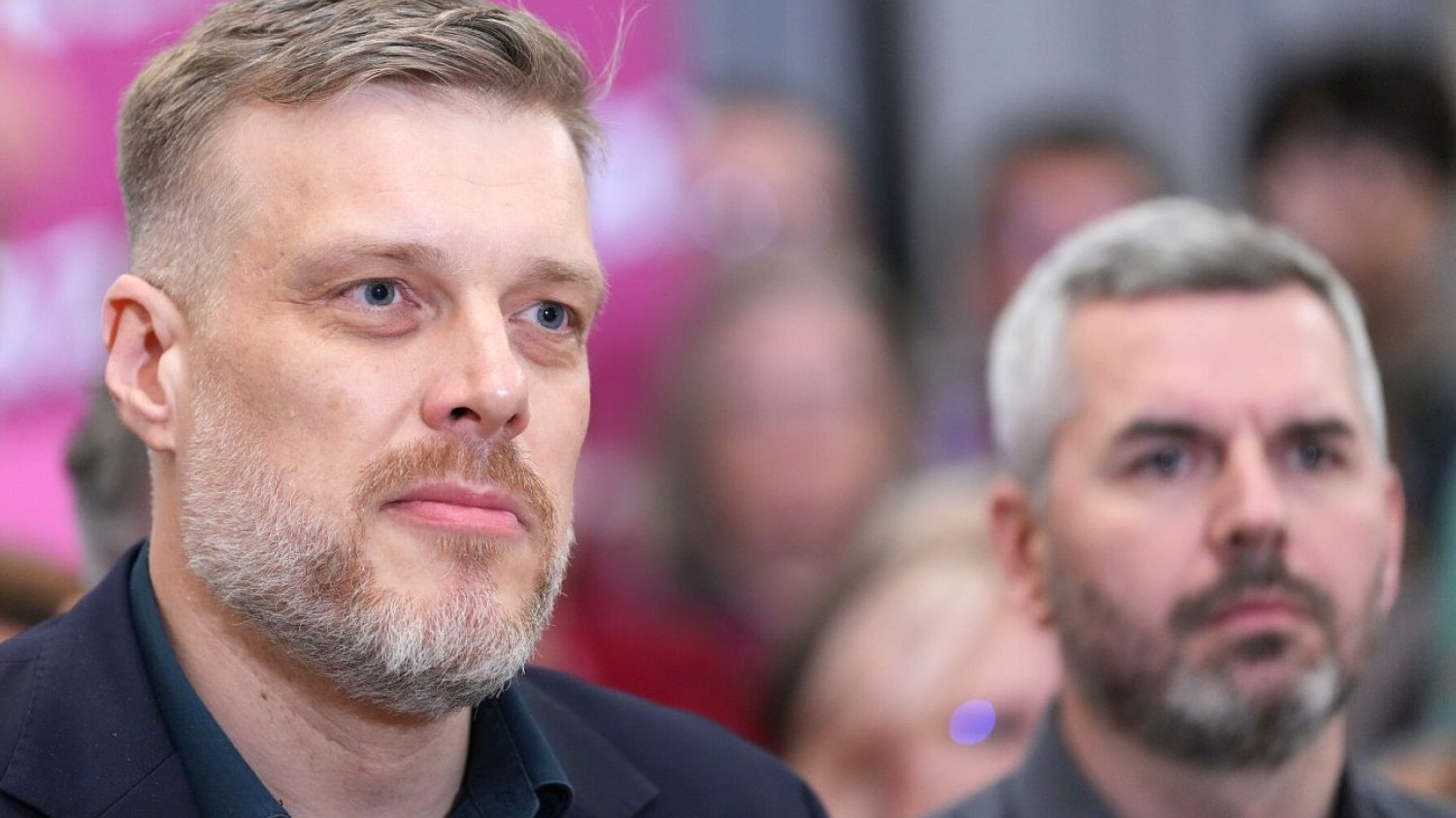 Nie dość, że partia Razem się podzieliła, to wyszła z klubu Lewicy. Na zdjęciu Adrian Zandberg i Maciej Konieczny