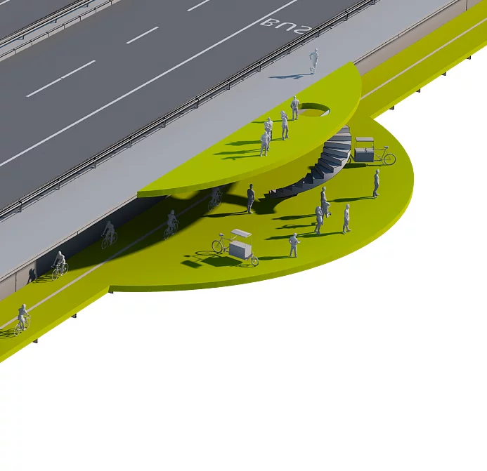 Nowy Most Łazienkowski według projektu Inicjatywy Projektowej